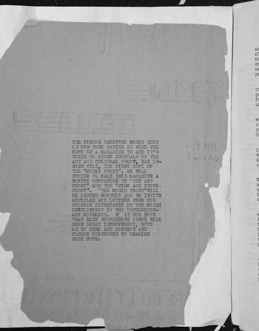 Music front