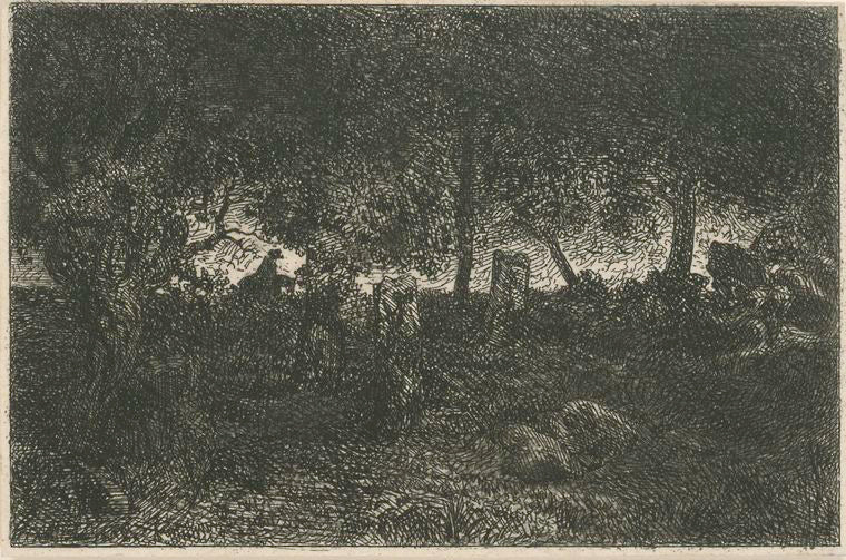 Dessous de forêt (d'après une étude de Théod. Rousseau)