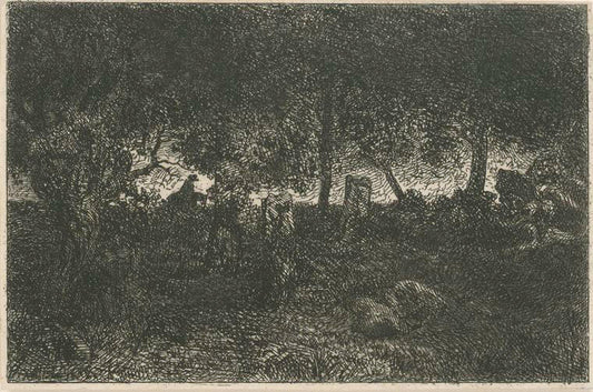 Dessous de forêt (d'après une étude de Théod. Rousseau)