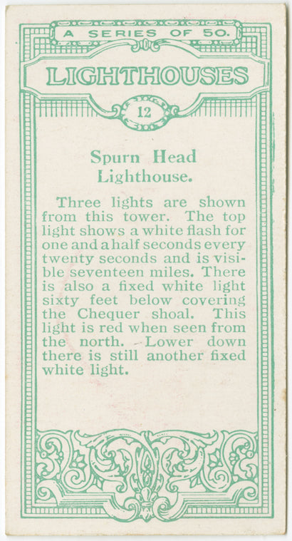 Spurn Head Lighthouse ( off the coast of Yorkshire )