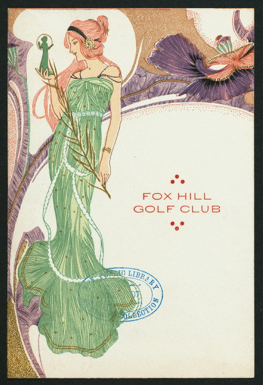 DINNER [held by] FOX HILL GOLF CLUB [at] "DELMONICO'S, NEW YORK, NY" (REST;)