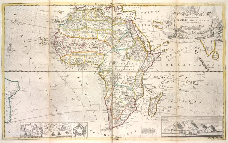 Map of Africa ...