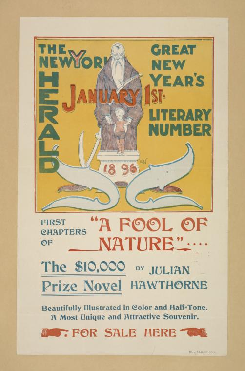 The New York Sunday herald. January 1st 1896.