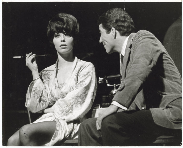 Jill Haworth and Bert Convy in Cabaret