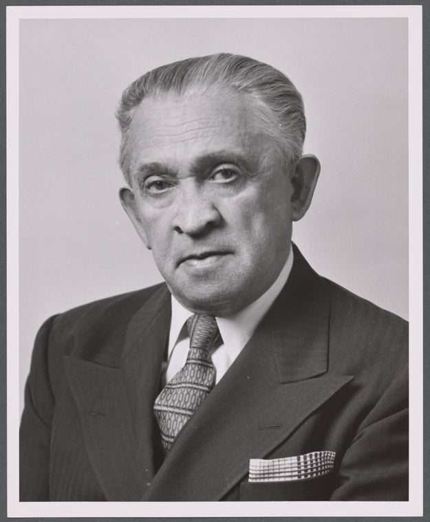William L. Laurence studio portrait