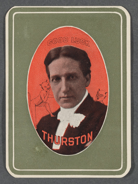 Howard Thurston "Good Luck" throw-out card
