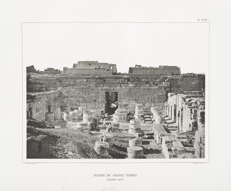 Ruines du Grand Temple  (Médinet-Abou).