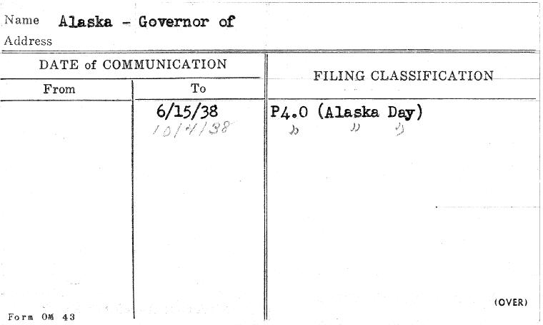 Alaska - Governor of