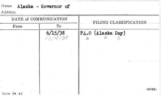 Alaska - Governor of