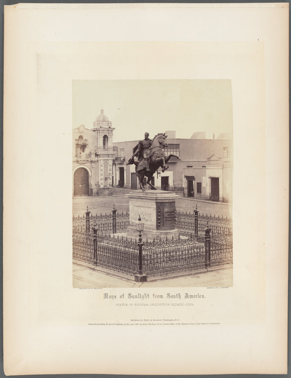 Statue of Bolivar- Inquisition Square- Lima