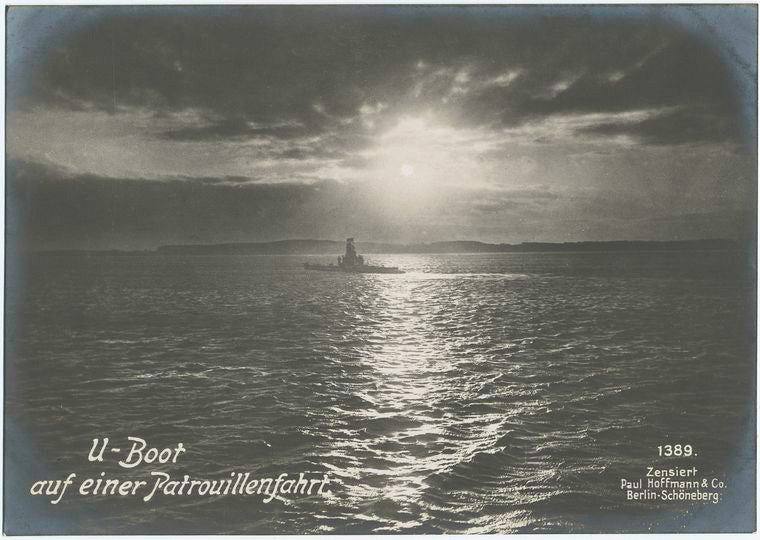U-Boot auf einer Patrouillenfahrt.