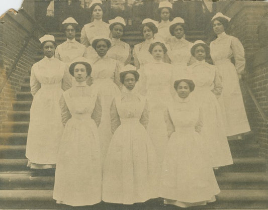 Group portrait of Lincoln School nurses.