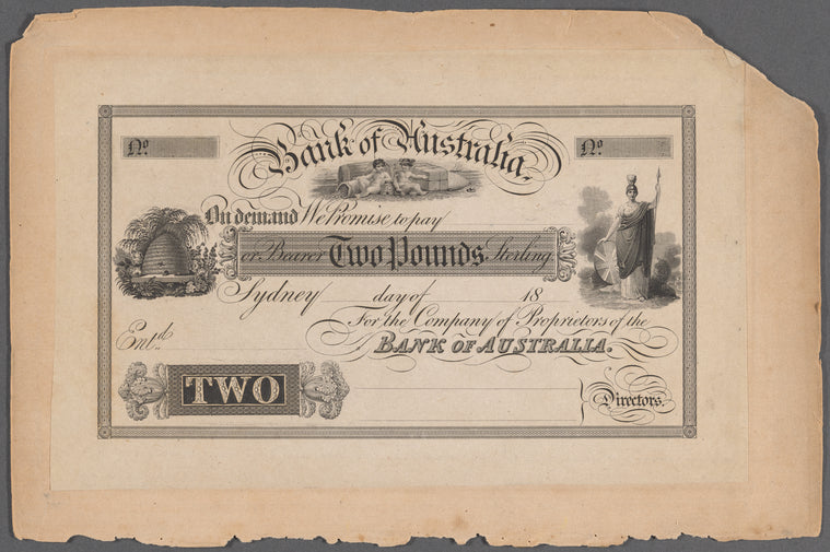 Bank of Australia two pound note
