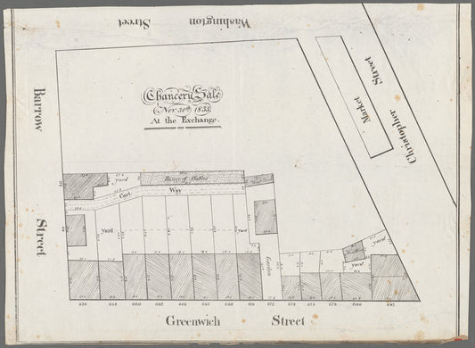 Chancery sale, Nov. 30th, 1833, at the exchange