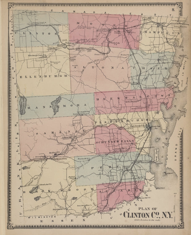 Plan of Clinton Co., N.Y."