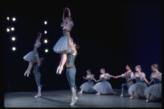 New York City Ballet production of "Donizetti Variations" with Delia Peters and Bruce Wells, choreography by George Balanchine (New York)
