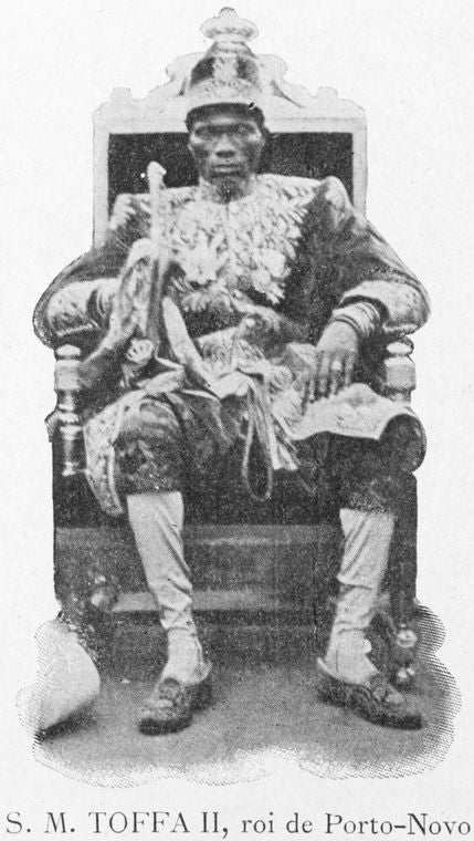 S. M. Toffa II, roi de Porto - Novo.