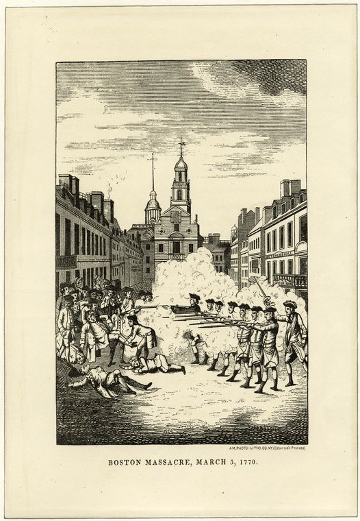 Boston Massacre, March 5, 1770
