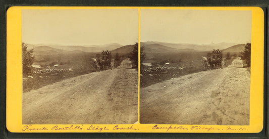 Frank Bartlett's Stage Coach, Campton Village, N.H.