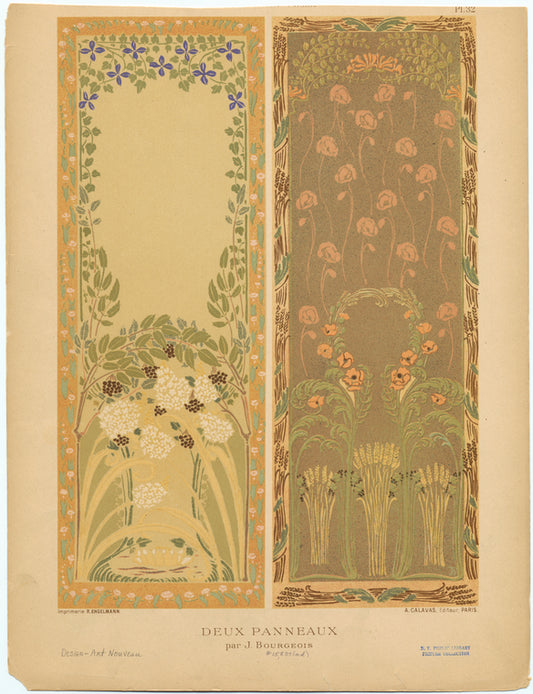 Deux panneaux par J. Bougeois