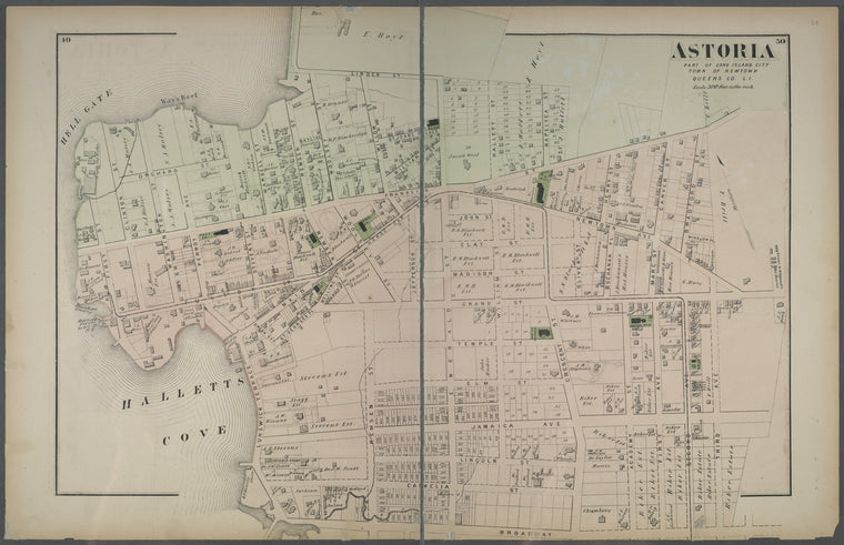 Astoria. Part of Long Island City, Town of Newtown, Queens Co. L.I.