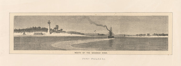 Mouth of the Savannah River [Fort Pulaski]