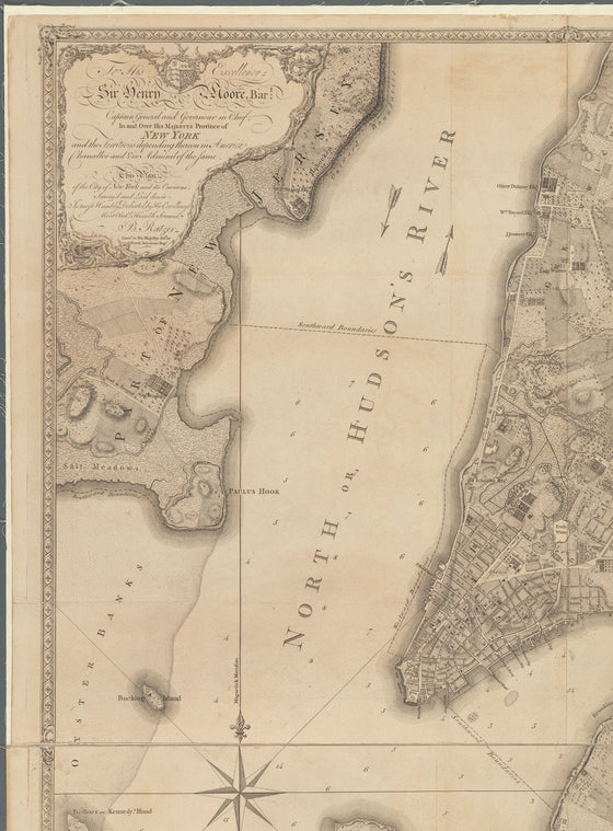 Plan of the city of New York, in North America: surveyed in the years 1766 and 1767