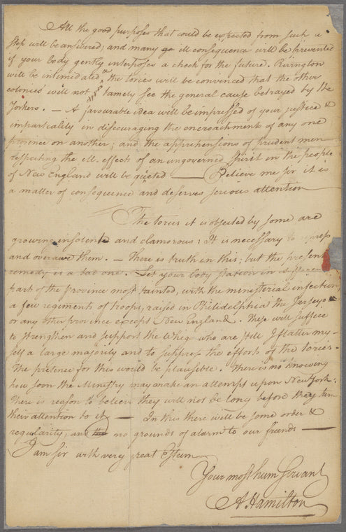 Letter to John Jay