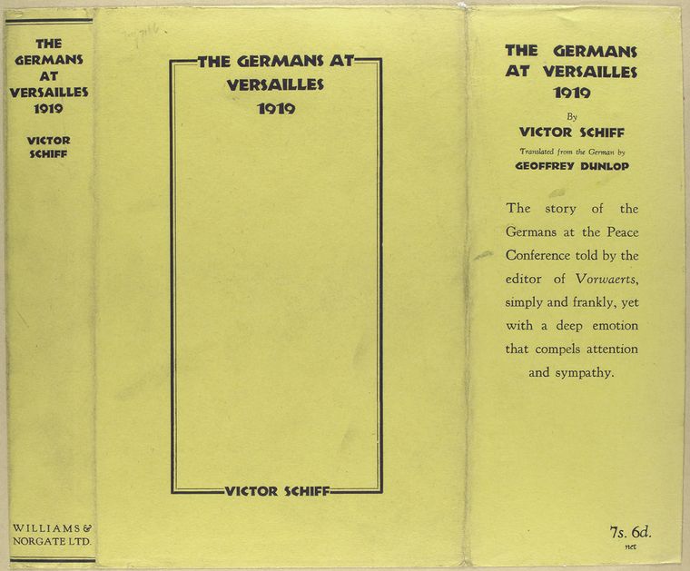 The Germans at Versailles, 1919.