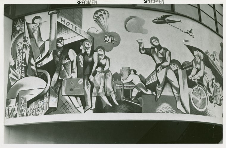 Art - Murals - Independent Subway Station (Louis Ferstadt) - Greatest Show on Earth