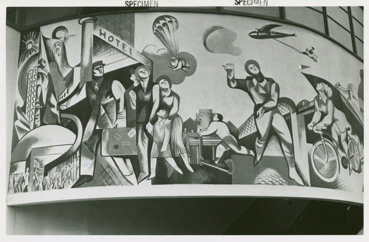 Art - Murals - Independent Subway Station (Louis Ferstadt) - Greatest Show on Earth