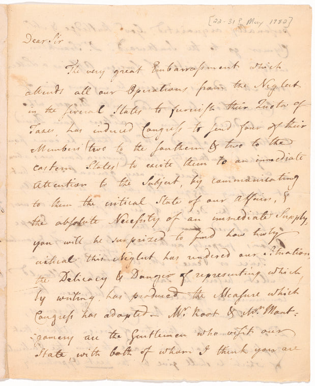 Letter from John Lowell