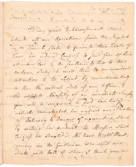 Letter from John Lowell