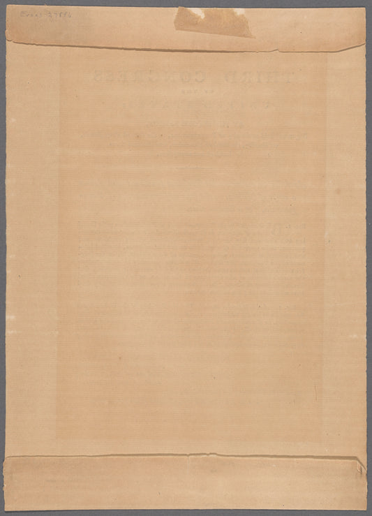 Broadside of the Third Congress of the U. S. granting the President power to suppress the Whiskey Rebellion