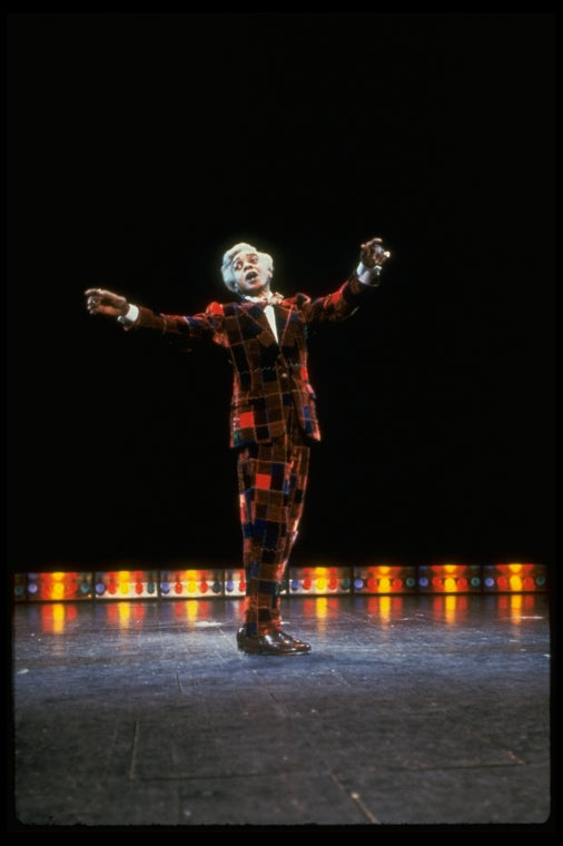 Dancer Bunny Briggs in a scene fr. the Broadway musical revue "Black and Blue." (New York)