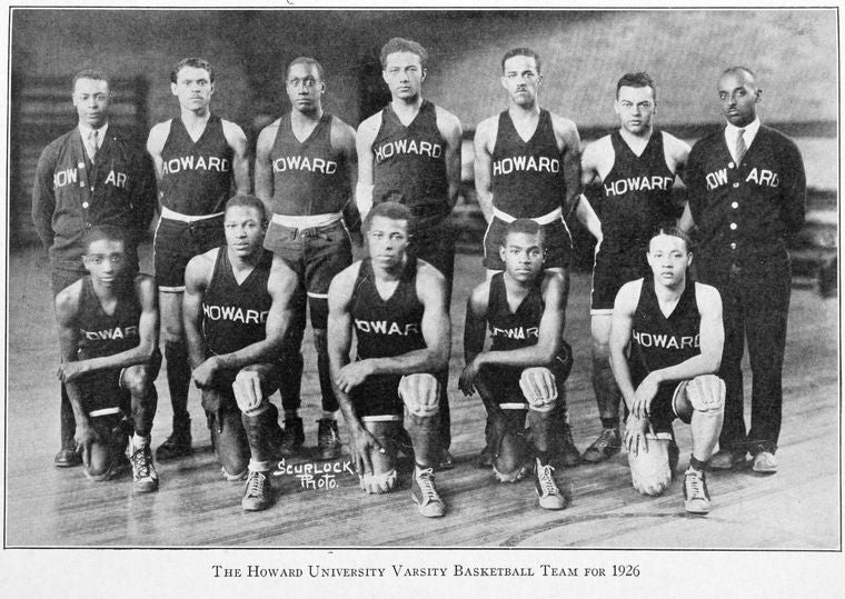 The Howard University Varsity Basketball Team.