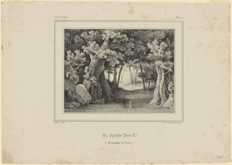 La sylphide, Acte 2e: (décoration de Ciceri)