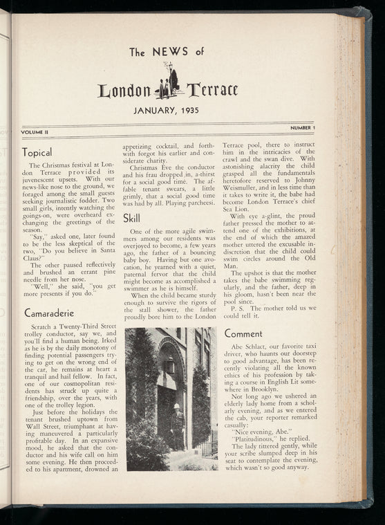 London Terrace news
