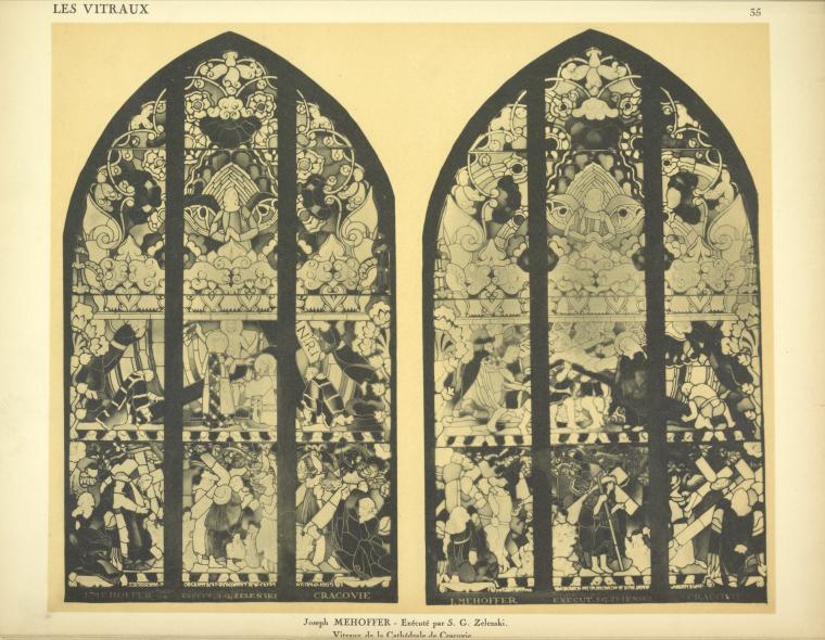 Au Pavillon National de la Pologne (A. D.), destinés à la cathédral de Cracovie.