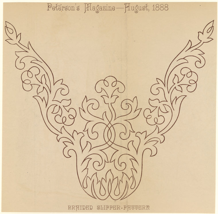 Braided slipper pattern