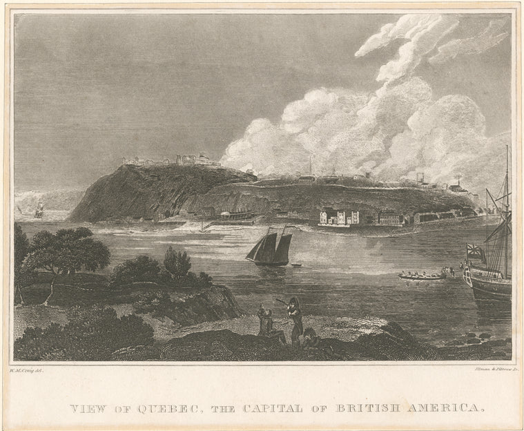 View of Quebec, the Capital of British America.