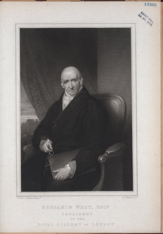 Benjamin West, Esq., President of the Royal Academy of London.