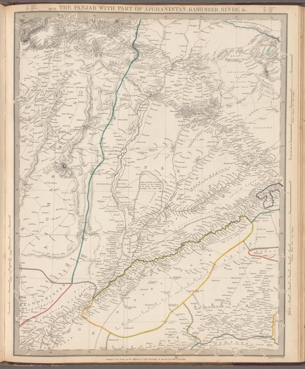 The Panjab with part of Afghanistan, Kashmeer, Sinde &c.