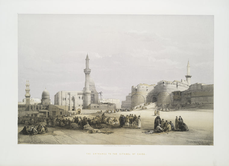 The entrance to the citadel of Cairo