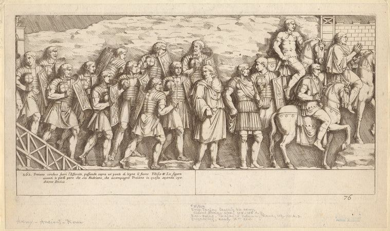Trajan leading his army during the Second Dacian War, 105-106
