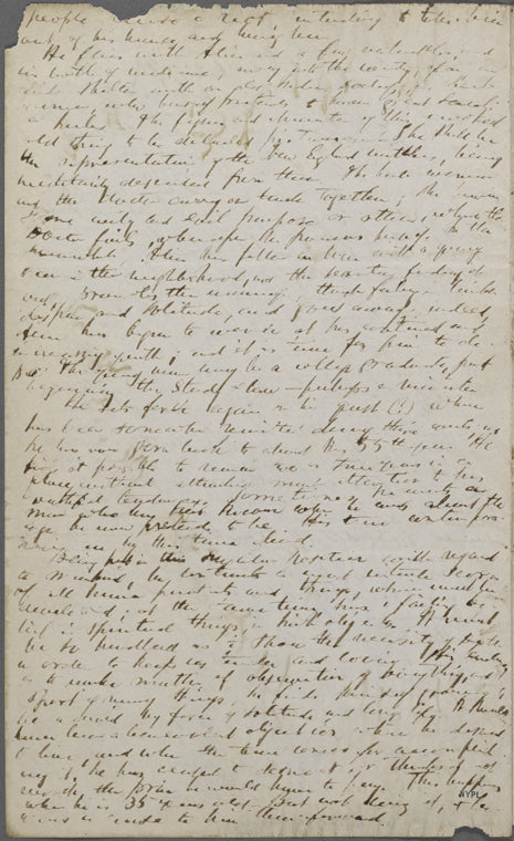 The Dolliver Romance. Holograph sketch scenario. [1863?]
