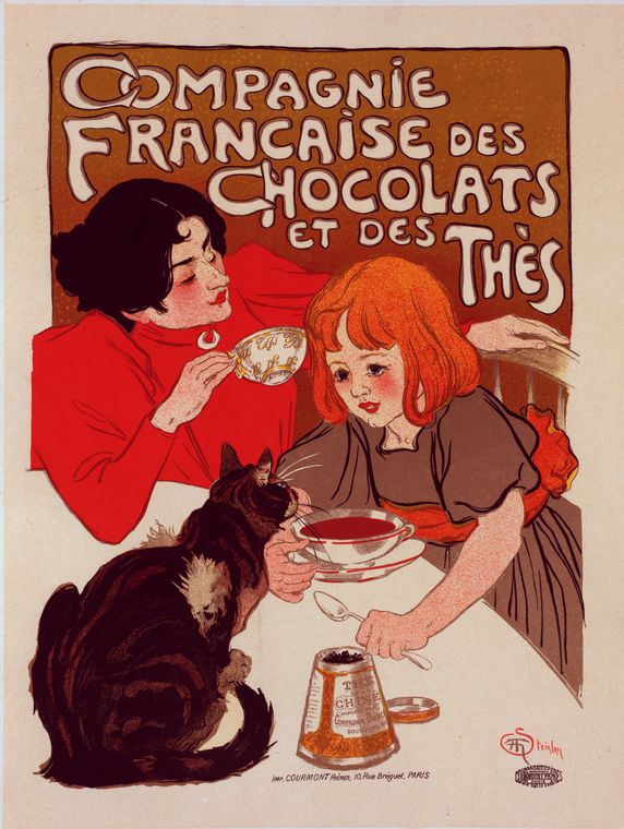 Affiche pour le "Chocolat de la Compagnie Française".