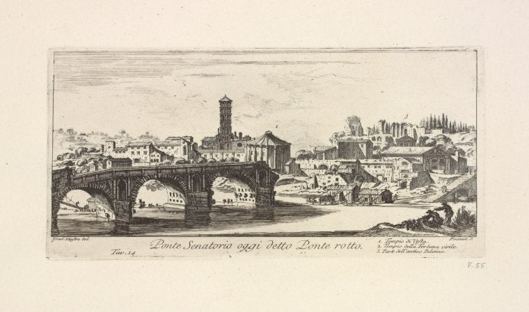Ponte Senatorio oggi detto Ponte rotto.