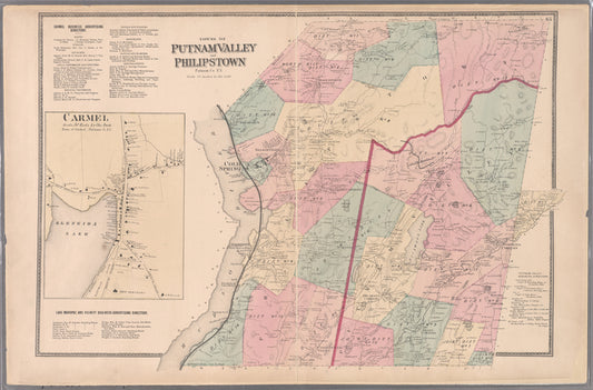 Plate 65: Towns of Putnam Valley and Philipstown, Putnam Co. N.Y.