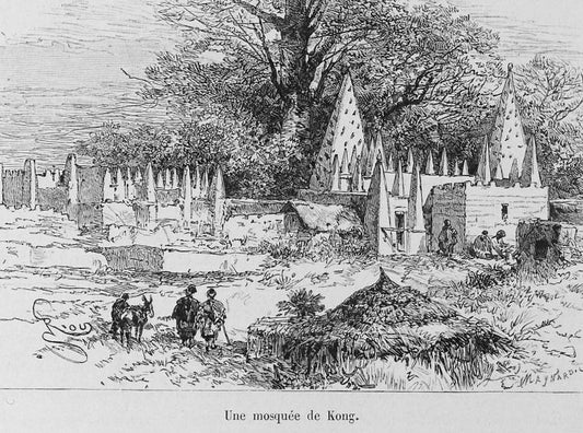 Une mosquée de Kong.